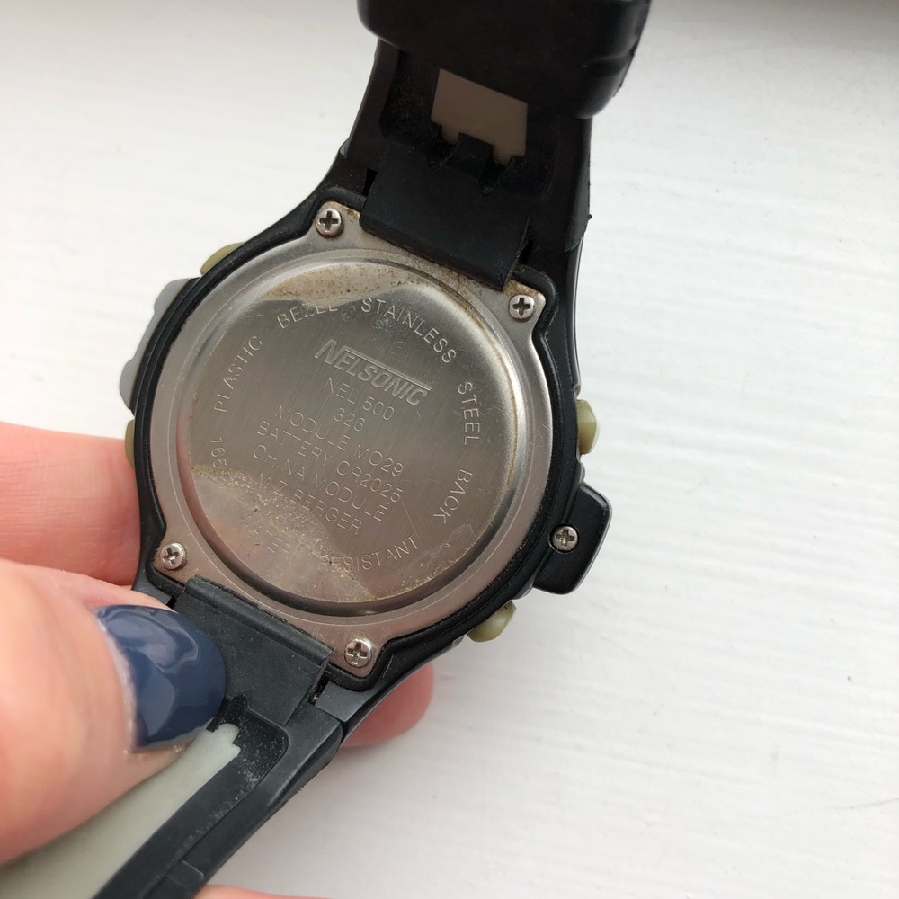 Vintage black & gray Men’s Nelsonic Golf watch - Picture 6 of 7
